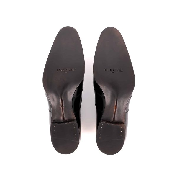 Blakecuirnoir Richelieu Arthur cuir noir