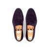 Logan Daim Bleu cuir