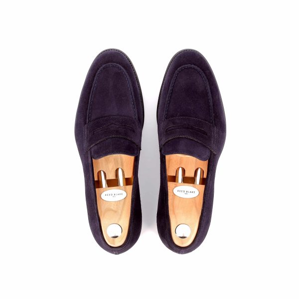 Logan Daim Bleu cuir