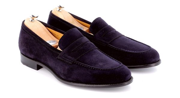 Logan Daim Bleu cuir