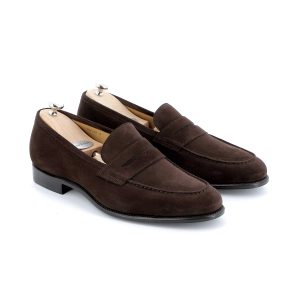 George Daim Marron cuir