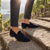 Logan Daim Bleu cuir